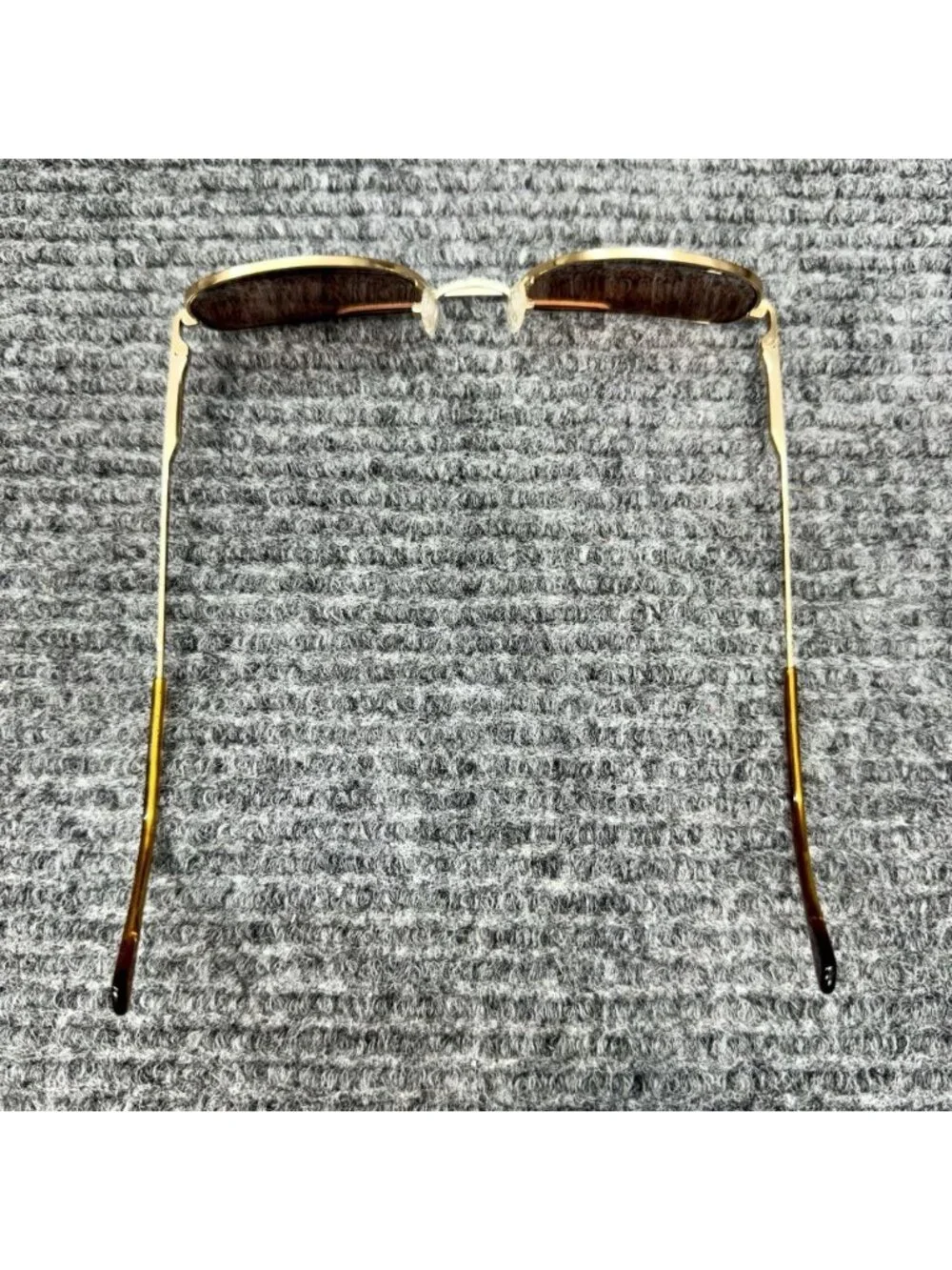 Randolph Eng. RE FGN Gold Aviator Sunglasses FRAMES ONLY 52-20-145 USA Italy VTG